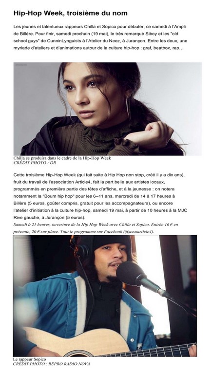 Article de presse — Cocodef / Article 4 / Gare Urbaine