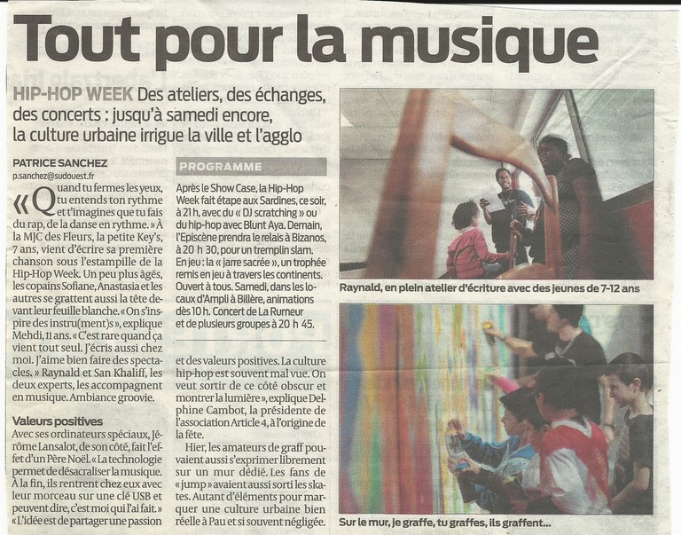Article de presse — Cocodef / Article 4 / Gare Urbaine