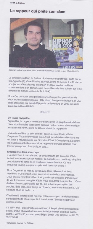 Article de presse — Cocodef / Article 4 / Gare Urbaine