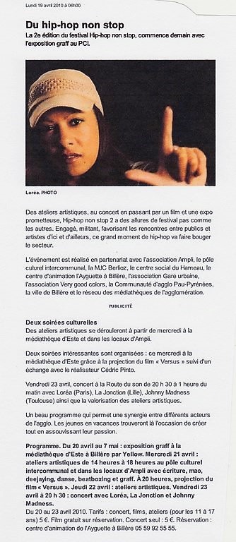 Article de presse — Cocodef / Article 4 / Gare Urbaine
